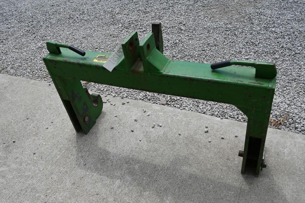 John Deere CAT 2 Quick Hitch CP1291 Craigmyle Farm Equipment Used